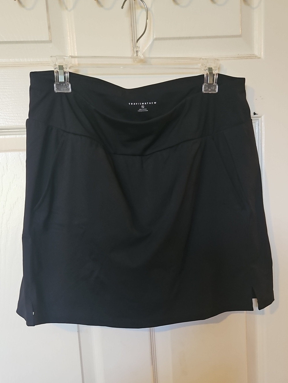 Travis Mathew Black Athletic Mini Skort